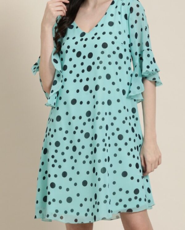 Women Turquoise Dress