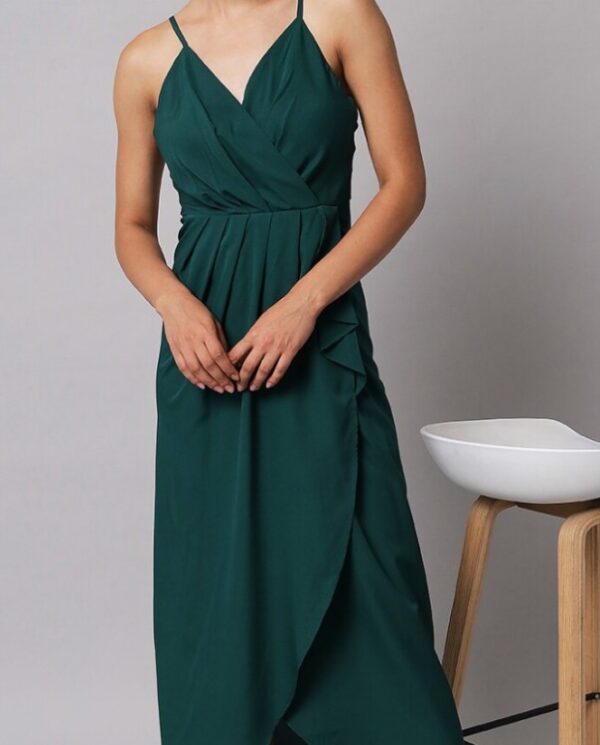 Teal Green Maxi Dress - Image 4