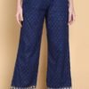 Blue Kurta Palazzos Set - Image 4